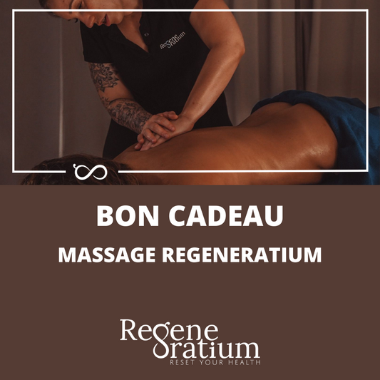 Bon cadeau Massage Regeneratium 1h30